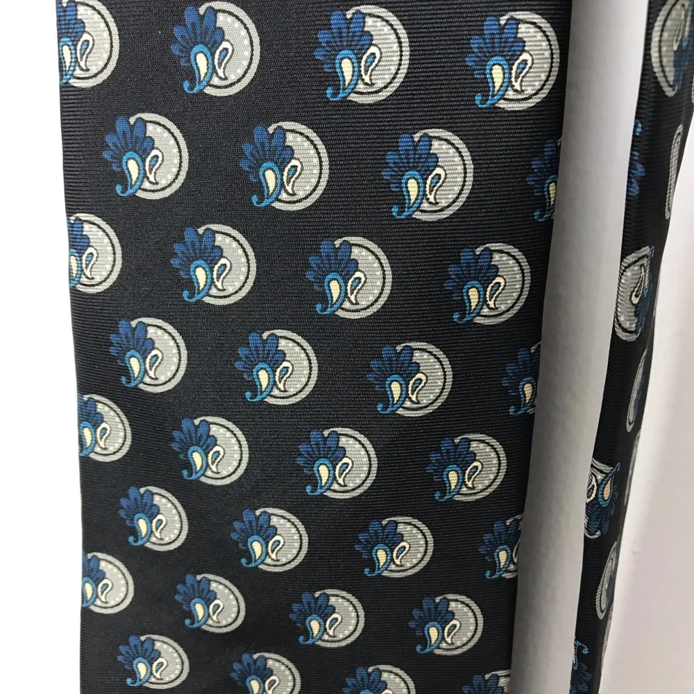 Christian Dior Monsieur Silk Tie Paisley Print